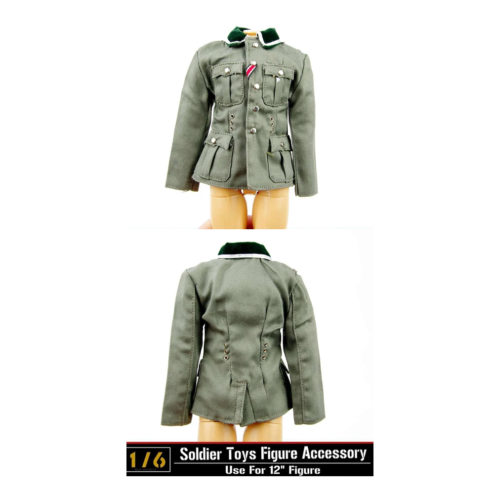 

WWII German Army Radio Soldier Sergeant Clothing Suit DID 80095 Model F 12'' Action Figure Clothes Accessories