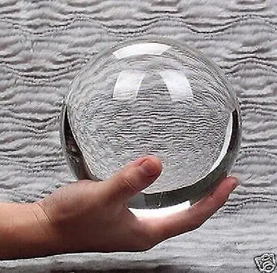 ruifafa88040184&lt&lt&lt+++Very clear size 100mm Round Glass Crystal ball Sphere | Дом и сад