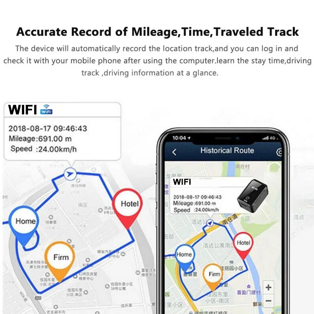 Улучшенный GF-09 мини gps трекер приложение управление противоугонное устройство локатор Магнитный диктофон для автомобиля/человека расположение