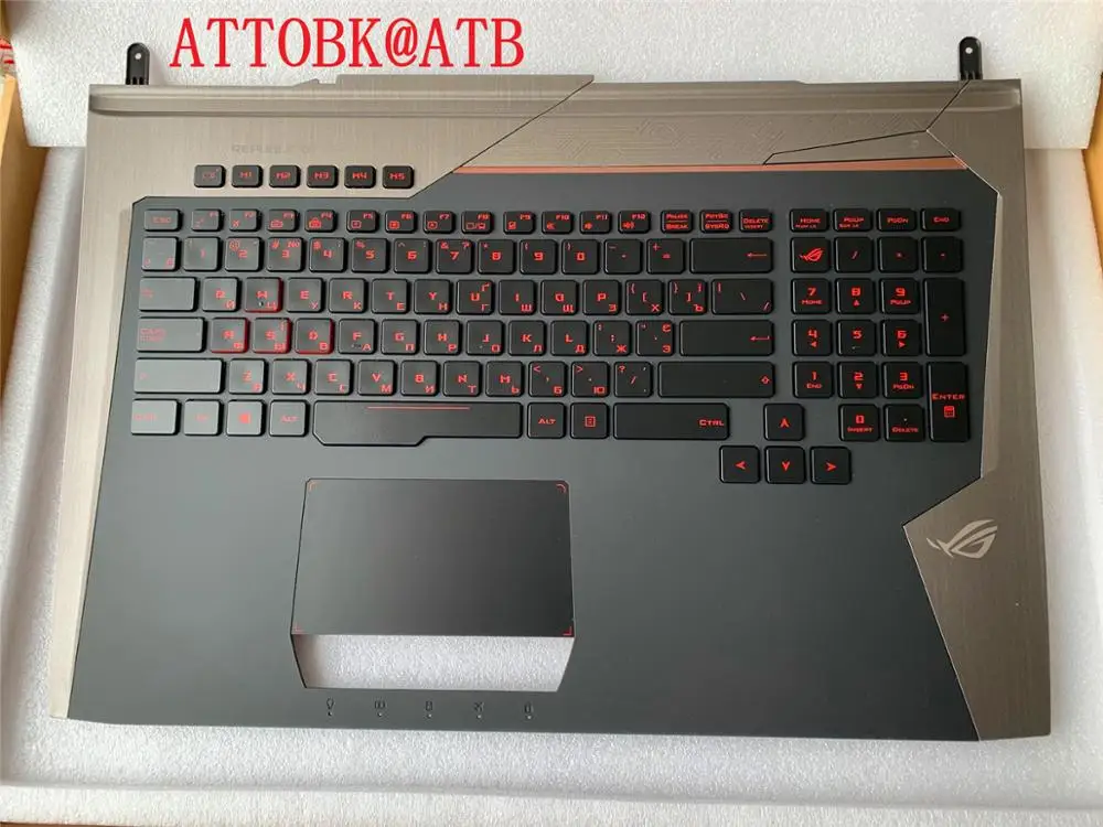 Черный RU мкА Клавиатура для ноутбука ASUS ROG G752 G752V G752VL G752VM G752VS G752VT G752VY GFX72V GFX72 VS6700 с клавиатурой с подсветкой - Цвет: Черный