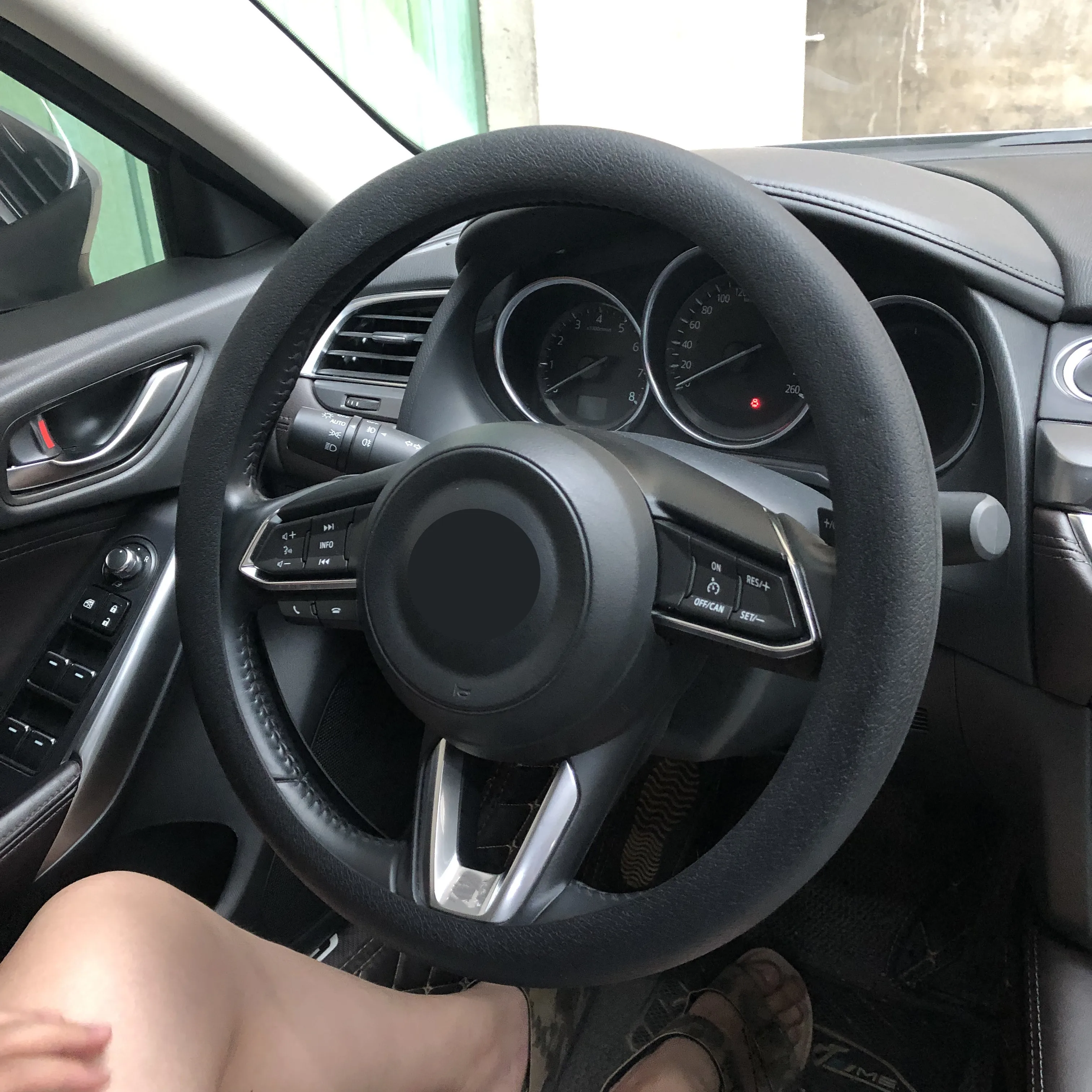 Auto Copertura Del Volante Del Silicone Per Mitsubishi Gt-Phev Xr-Phev Delica Xpander L200 Mirage Samurai Ex Fortis