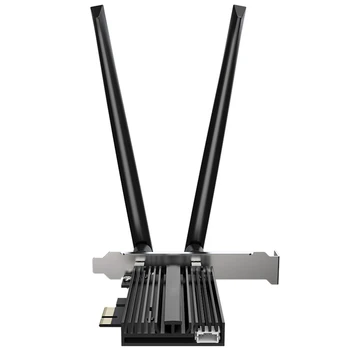 

Pcie Wireless Network Card Adapter Gigabit Dual Band Bluetooth 5.0 Desktop 3000Mbps WiFi6 With Antenna Gaming Esports Games