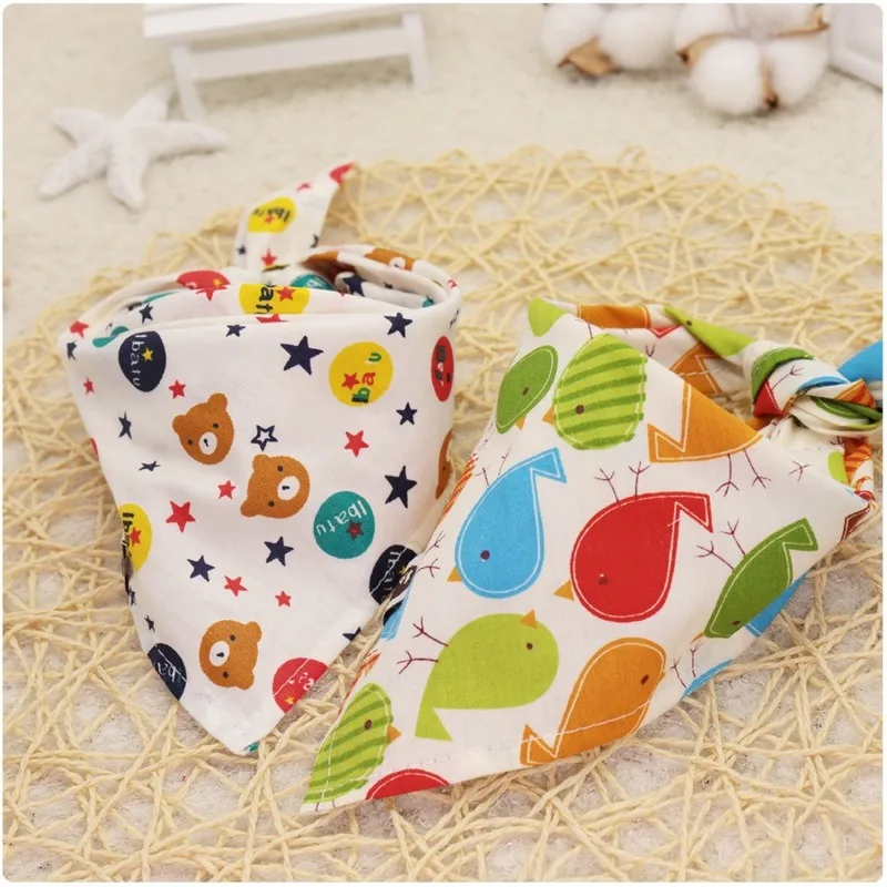 

Dog Bandana Cotton Scarf Bib Print Pet Accessories Triangular Bandage Collar for Small Medium Large Dogs Pet Fashion Design