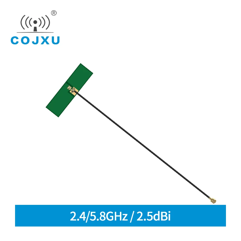 10pcs PCB Built In Antenna 2.4GHz 5.8GHz 2dBi IPEX Interface TXWF-PCB-4212 Omnidirectional Small Size Antennas Self-adhesive