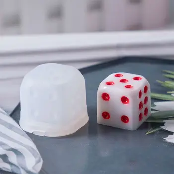 

Cone Round Jewelry Making Tools Dice Mold Dice Digital Game Silicone Mould 40JF
