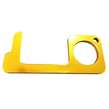 

Portable Press Lift Tool, Manual Hygiene, Antimicrobial Brass, EDC, Door Opener, Door Handle, Metal Key, Portable Door Opener