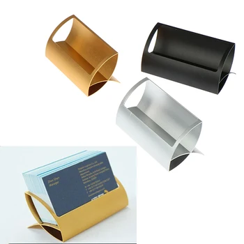 

1PC Creative Metal Card Holders Note Holders for Office Display Desk Business Card Holders Desk Accessories Stand Clip