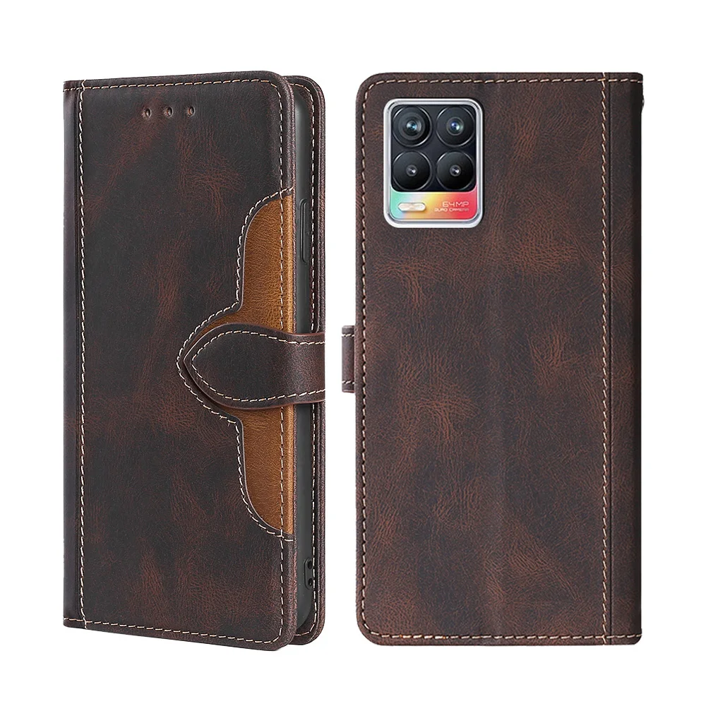 Flip Wallet Book Case For OPPO Realme 8 8S 7 4G 5G 7i 6 6S 6i 5 5S 5i 3 2 Pro 1 Cover Luxury Leather Soft Coque Phone Funda | Мобильные