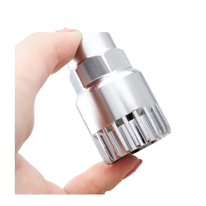 MUQZI 자전거 사각 하단 브래킷 리무버, 테이퍼 BB 제거 렌치, 산악 도로 고정 기어, 자전거 수리 도구, 20 톱니