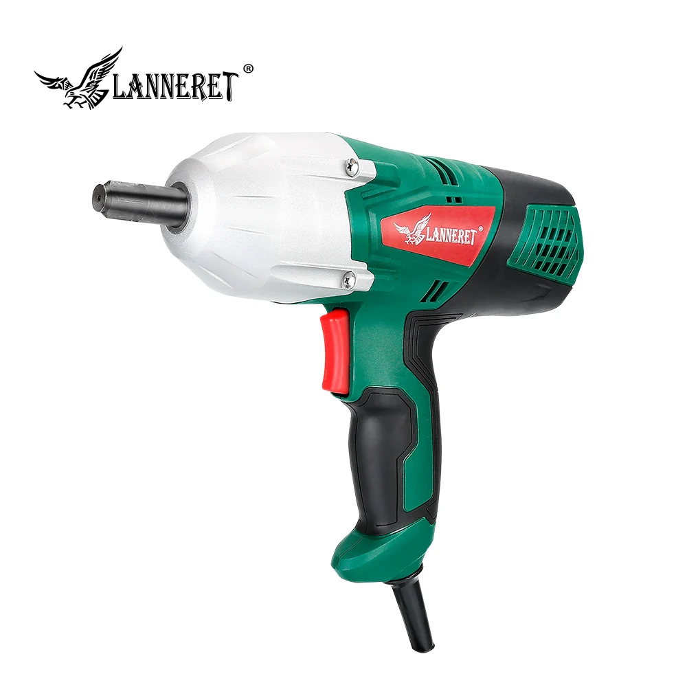 

LANNERET 450W Electric Wrench Corded 1/2" Impact Wrench Gun Max Torque,Two-Direction Rocker Switch Double-sided Sockets
