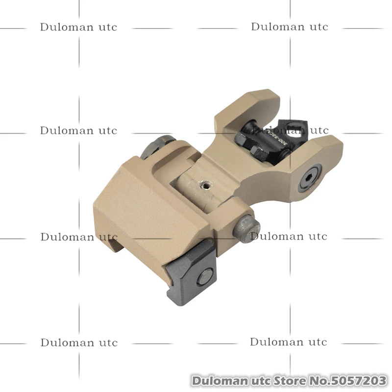 Duloman utc Troy Di-Optic Aperture складной задний бой смотреть страйкбол AR-15 M4 откидной тактический складной задний резервный Железный прицел