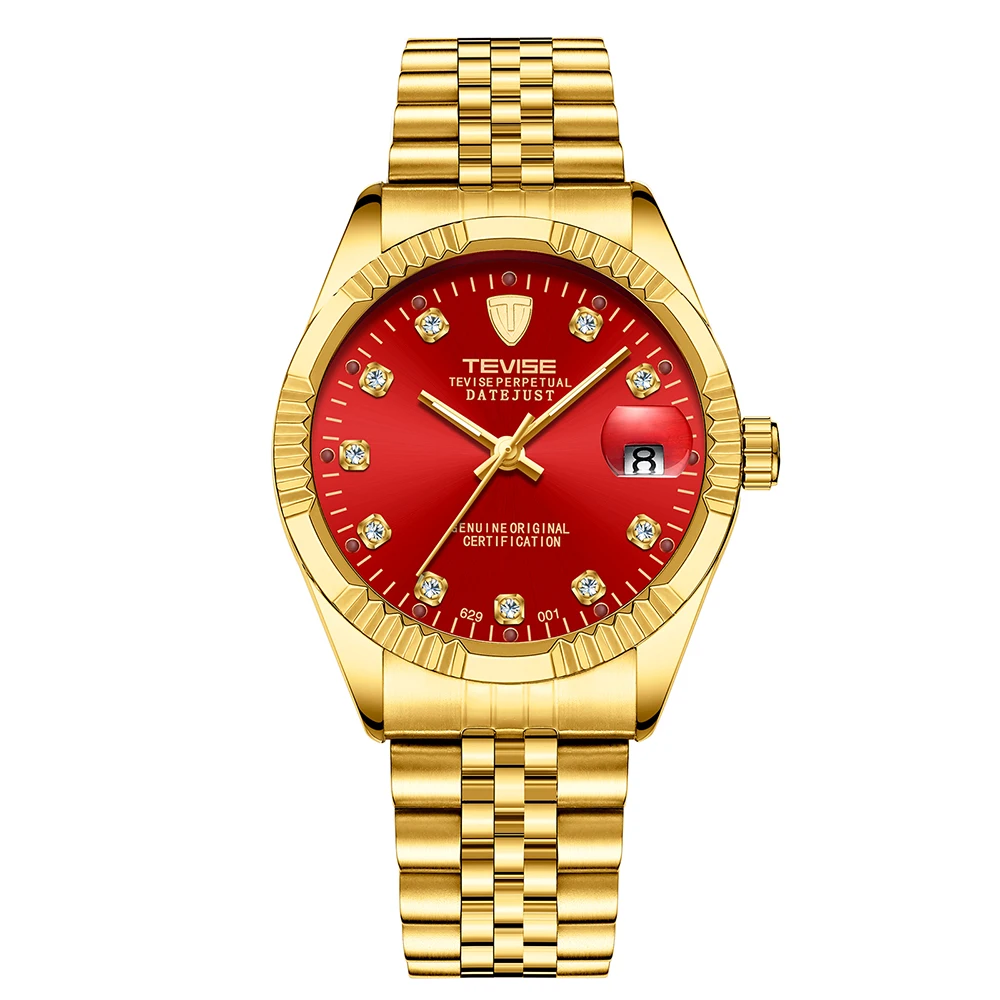 

Mens Watches Top Brand Luxury TEVISE Automatic Mechanical Watch Men Business Waterproof Sport Wrist Watch Man Relogio Masculino