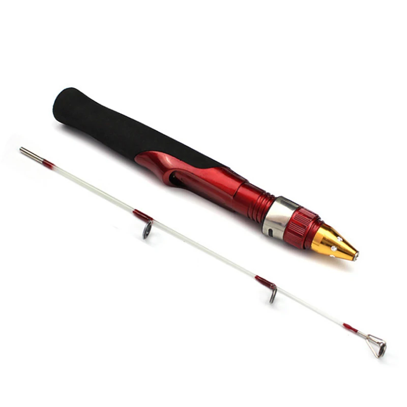 

50cm 60g Winter Ice Fishing Rod Portable Shrimp Feeder Carp Fishing Pole Lure Rods 2 Section Ultrashort Spinning Rods Fish Gear