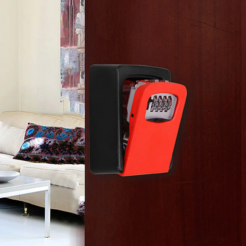 

Password Key Box Wall Mounted Security Anti-theft Outdoor Key Safe Lock Storage Box FO Sale
