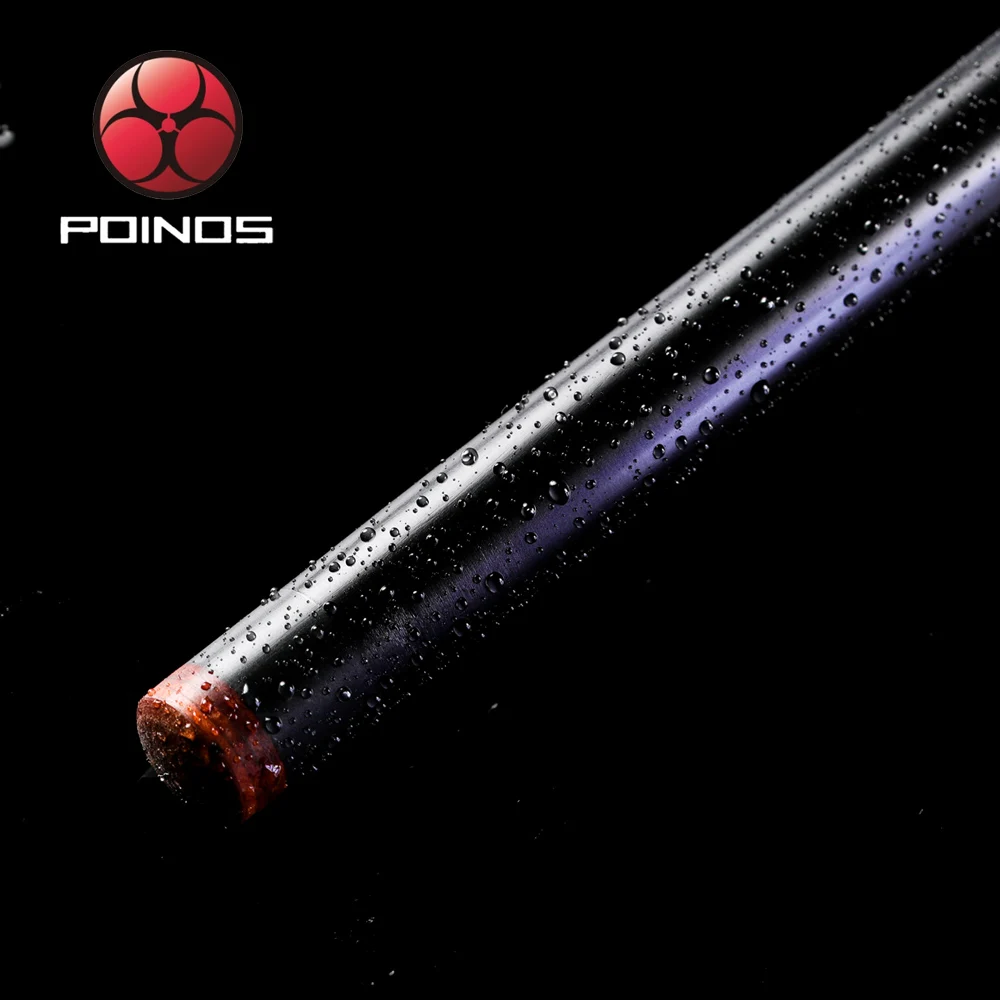 POINOS бильярдный кий бассейн карбоновое волокно Плетеная кожа кия комплект 13 1 мм