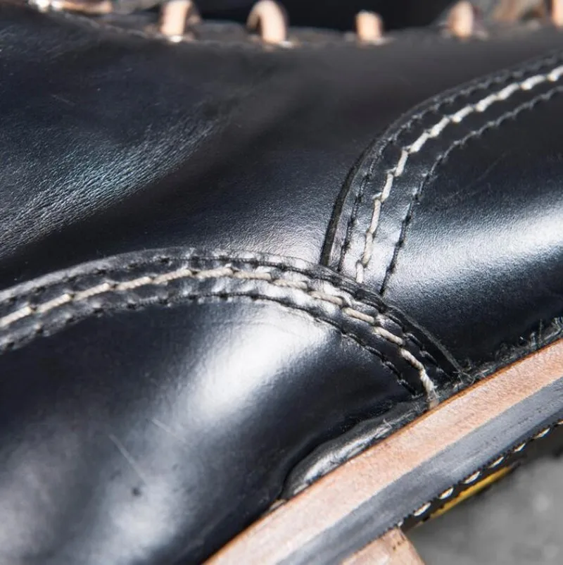Брендовые высококачественные винтажные мужские ботильоны из воловьей кожи; повседневная обувь на шнуровке с круглым носком из натуральной кожи; обувь унисекс; большие размеры
