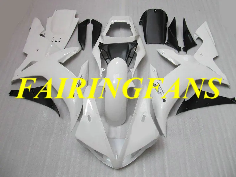 Комплект обтекателей для мотоцикла YAMAHA YZFR1 02 03 YZF R1 YZF1000 2002 2003 ABS белый обтекатель КУЗОВ+ подарки YE47