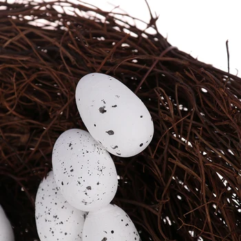 

Rattan Nesting Bird Nest Props Handicrafts Natural Handmade Easter Bird's Nest Henhouse Home Decoration Hot