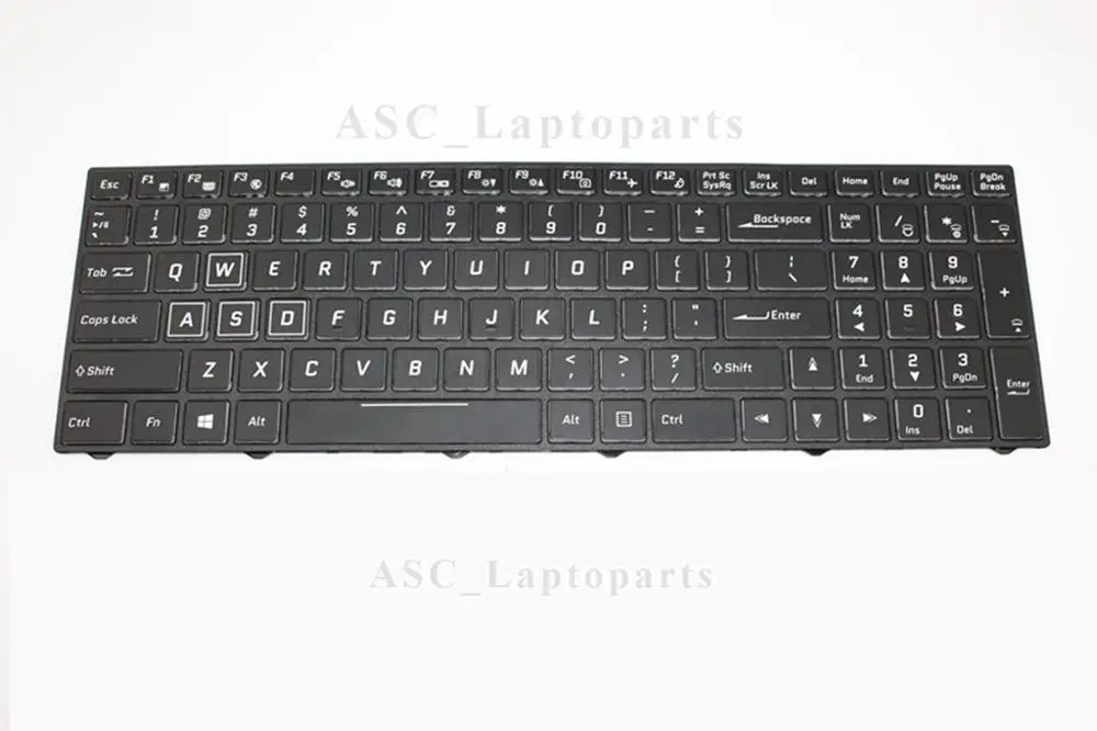 Новая клавиатура QWERTY для ноутбука Clevo N750WU N751WU N770WU N750GU N751GU P955EE6 N750BU N751BU N750HU N751HU