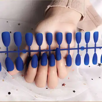 

Fake Nails Matte Acryl Tips Fashion Stiletto False Nails Pointed Sharp Artificial False Nails Fully Paste Into False Nails Art