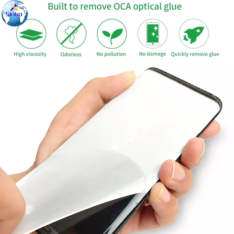 RL 053 50 шт. удаляет ЖК экран OCA Rework клейкая лента для IPHONE Android мобильного телефона 5 6 7