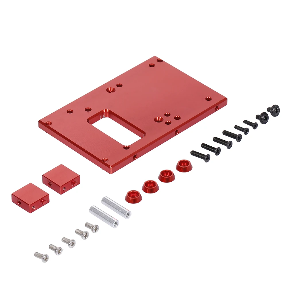 Алюминий сплава Servo с фиксированным креплением кронштейн платы 1:12 Запчасти для радиоуправляемого грузовика для 1/12 D90 MN-90 MN-99 MN-91 FJ-45 RC автомобиль Рок Гусеничный