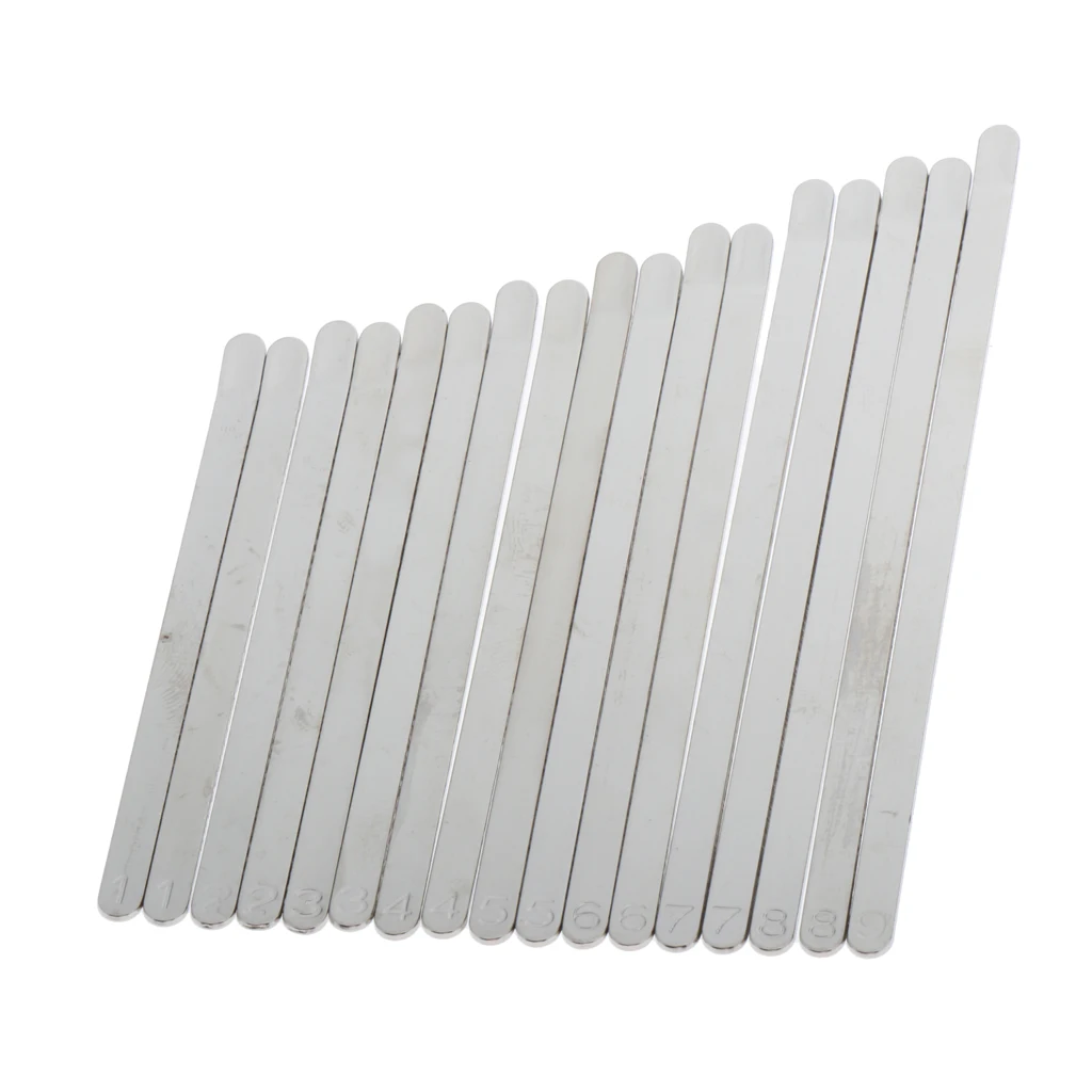 Durable Kalimba 17 Key DIY Thumb Piano Keys Saddle Replacement Parts Accs