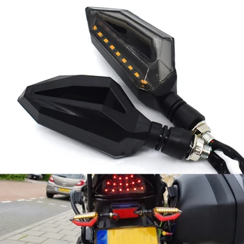 

Universal Motorcycle 12V LED Turn Signal Lights Flowing Blinker Front Rear Lights for Yamaha FZ6 MT-07 FZ07 MT-09 SR FZ09 XJ6