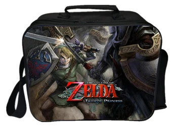 

The Legend of Zelda Lunch Bag Thermal Insulated Portable Lunch Box Link Picnic Camping Shoulder Bag Lunch Container