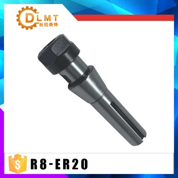 

R8 ER20 7/16 Collet Chuck Holder Clamping Range R8 Arbor Spindle Holder Tool for CNC Milling Lathe