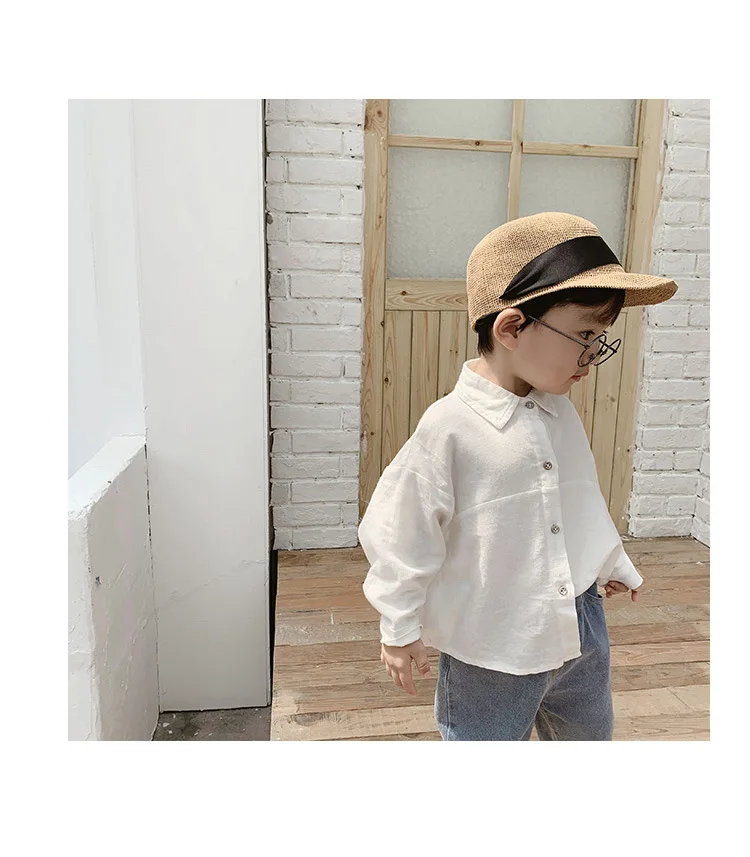 US Bud Mommy Childrenswear Boys' Long-sleeved Shirt Autumn Clothing New Style Korean-style Baby Casual Shirt KID'S Jacket