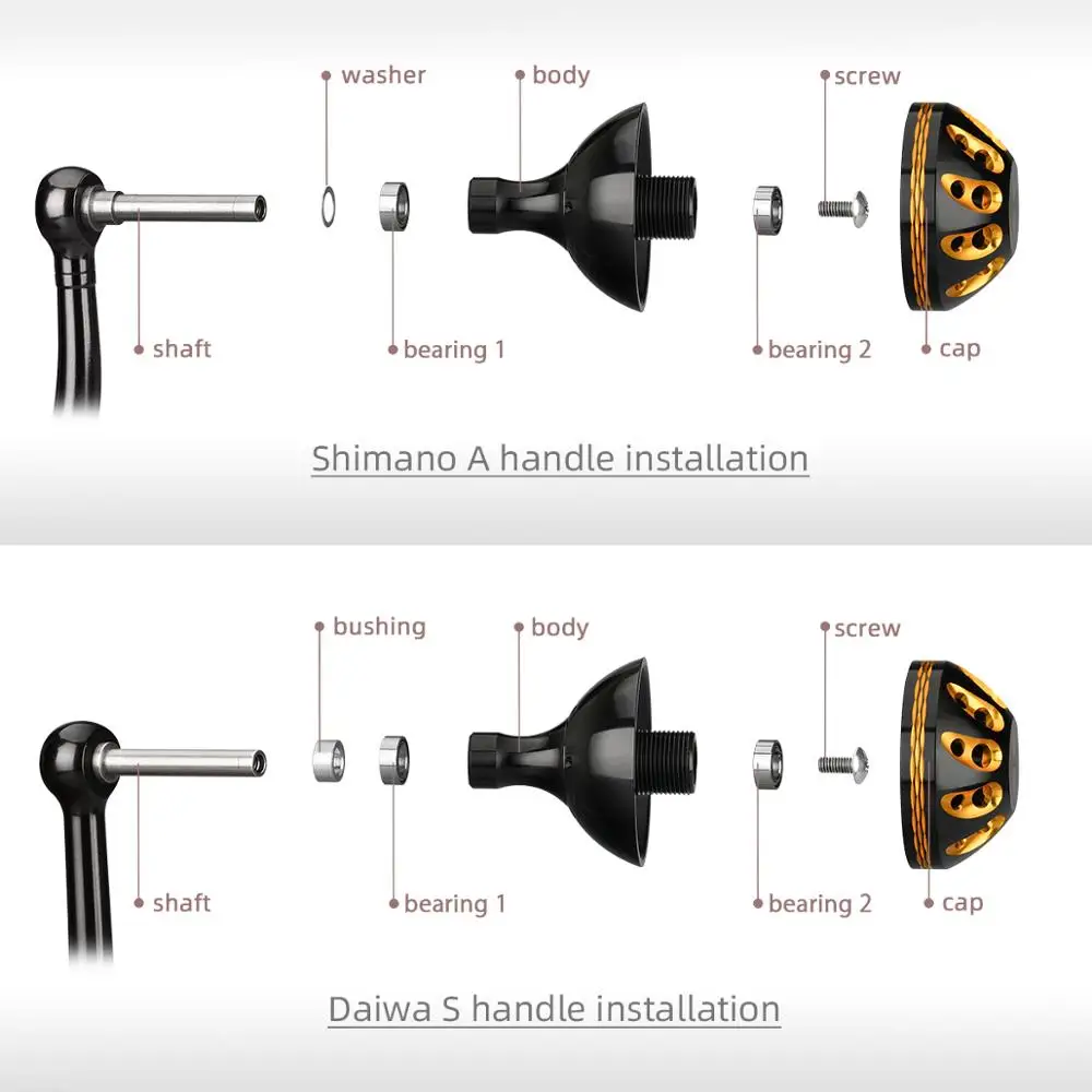 Ручка катушки Gomexus для Shimano Stradic FK Ultegra FB Biomaster MG Exsence Vanquish катушка 1000 3000 35 мм прямые