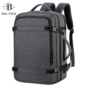 

Business Backpacks Men Shoulder Bags Multi layers large capacity USB Travel commuting Oxford strong School laptop bag pack