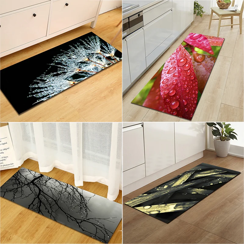 

Modern Printed Flannel Area Rug 3D Landscape Printed Room Area Rug Floor Carpet For Living Room Bedroom Home Decorative Pad