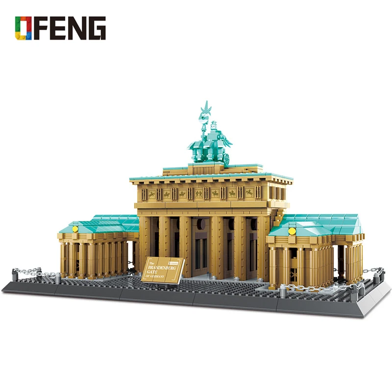 Архитектура Brandenburger Tor строительные блоки кирпичи классический Skyline модель город детские игрушки подарок совместимые строительные наборы