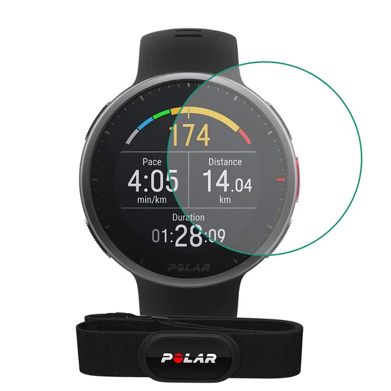 Умные часы закаленное стекло прозрачная защитная пленка для POLAR Vantage V2 спортивные