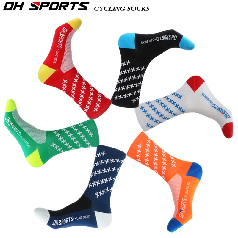 DH спортивные новые высококачественные профессиональные велосипедные носки для