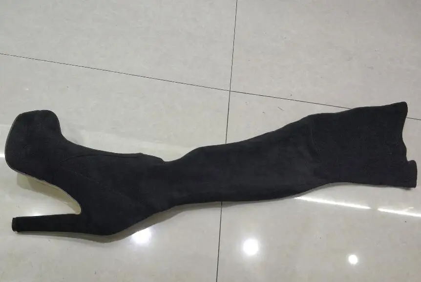 Arden Furtado/ весенне-осенние растягивающиеся Сапоги выше колена на не сужающемся книзу массивном высоком каблуке 14 см бордового цвета модная женская обувь