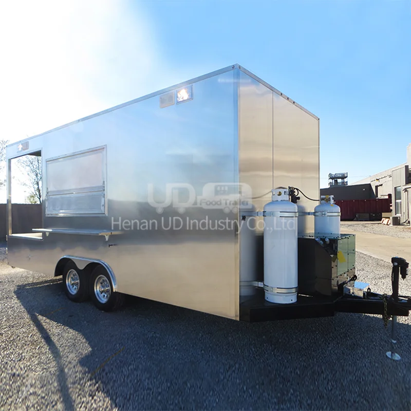 Wholesale Price Fast Food Trucks Mobile Food Trailer Food Vending Van Catering Trailer Cart For Sale