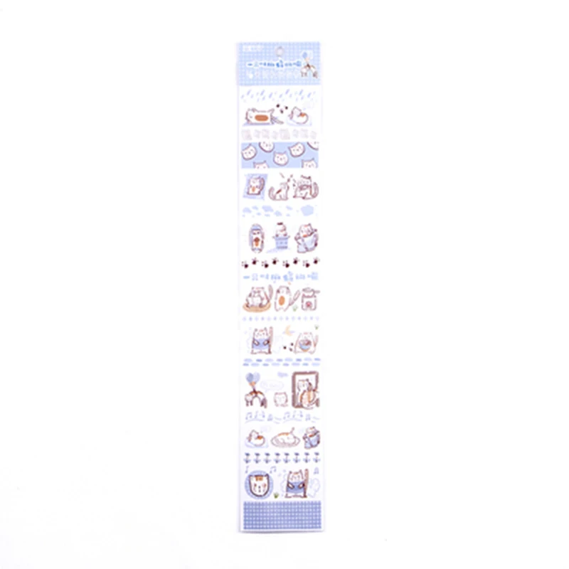 Мохамм ежедневно милая серия цвет Васи Маскировочная лента выпускная бумага наклейки Скрапбукинг Канцелярские Декоративные ленты - Цвет: C