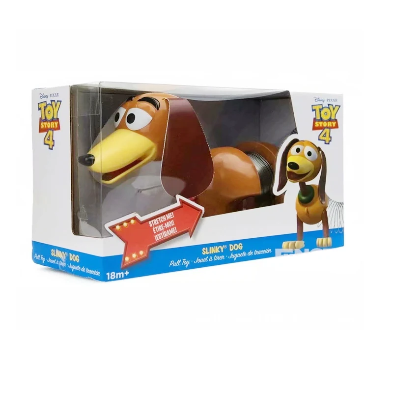 

2019 Toy Story 4 Woody Spring Dog 1:1 Slinky Dog Action Figures Slinky Toys for Children Birthday Gift Collectible Doll 2D05