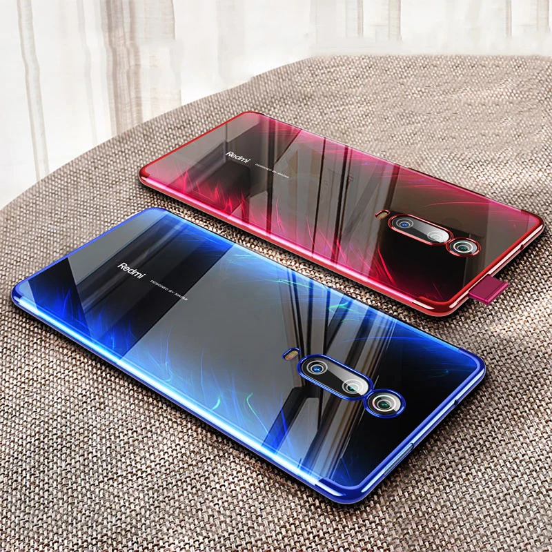

Cherie Case For Xiaomi Redmi Note 7 6 5 K20 Pro 7S 7A Y3 Cover Plating Clear Soft TPU Silicone Case For Xiaomi Mi 9T Pro Funda