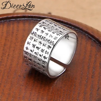 

Punk Vintage 925 Sterling Silver Big Round Rings For Women Men Gothic Antique Jewelry Anillos 2020
