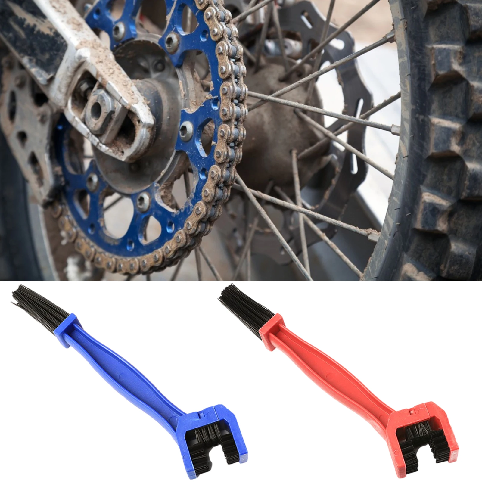 Cycling Motorcycle Bicycle Chain Dirt Clean Brush Gear Grunge Brush