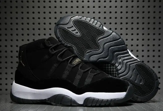 02 Оригиналы JORDAN ретро 11 мужские баскетбольные кроссовки jordan Белый Черный Bred aj11 Высокая спортивная обувь для улицы - Цвет: 02
