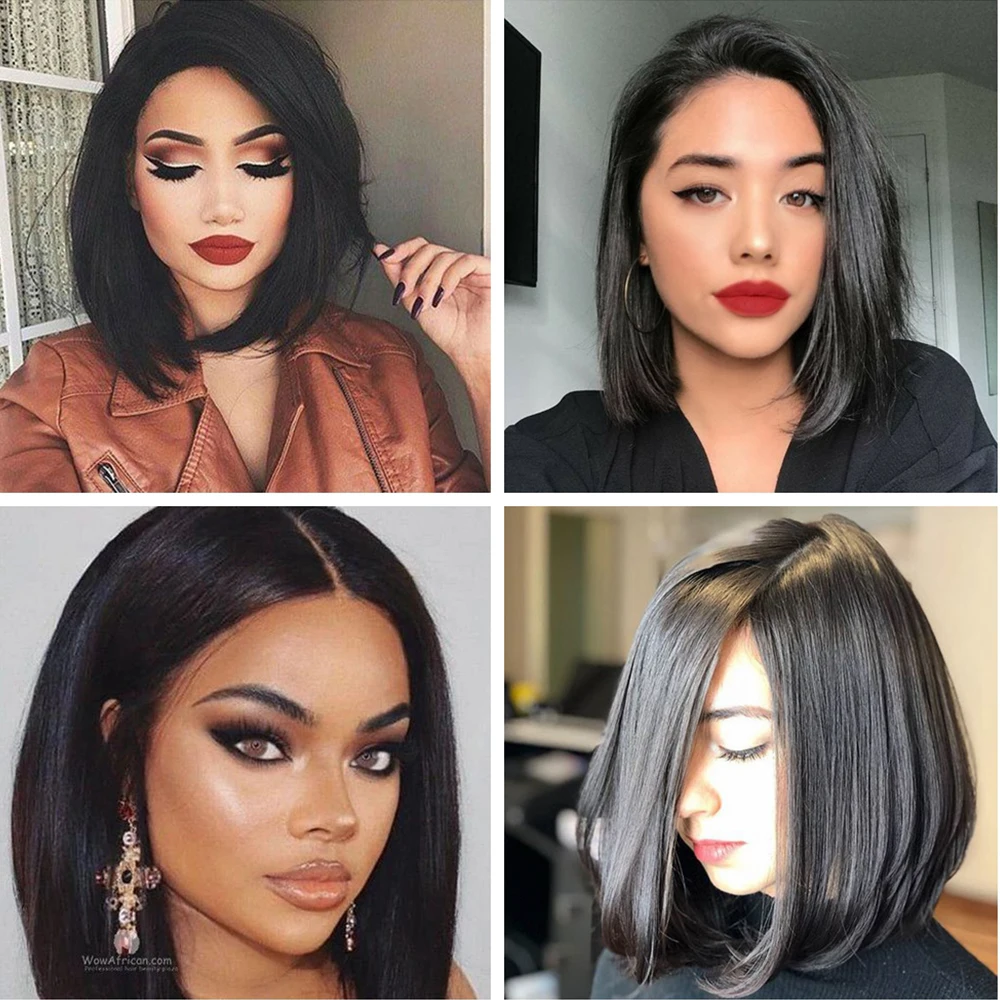 FAVE короткий синтетический парик с эффектом омбре черный серый коричневый 99J