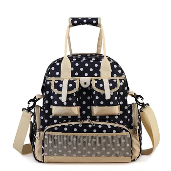 

Multifunctional Large Capacity Diaper Bag With Diaper Pad Waterproof Woman Backpack Stylish Lady Shoulder Hobos