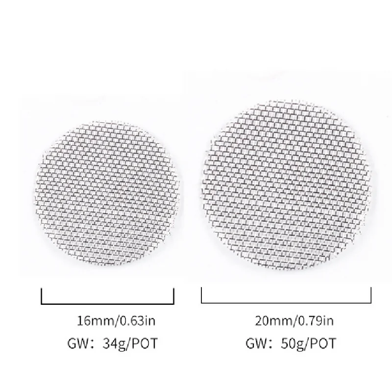 Smoking Accessories Tobacco Smoking Accessories Smoking Pipe Filters Smoking Pipe Hookah Water Pipe 500pcs/pack Thickened Multifunctional Hookah Water Pipe Stainless Steel Tobacco Smoking Metal Filters Smoke Pipe Screen Gauze
