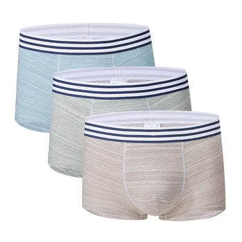 

2020 Men Underwear Boxers Cotton Soft Low Waist Underpants Breathable Cueca Boxer Para Hombre Sexy Men Shorts Calzoncillo Hombre