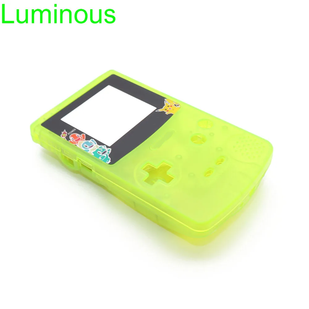 M Полный Корпус чехол Обложка для Nintendo Game Boy Цвет GBC ремонтная часть Корпус в виде ракушки пакет - Цвет: M